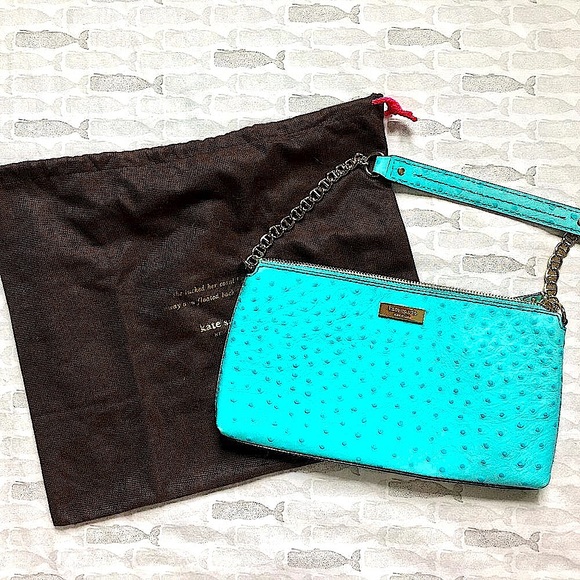 Kate Spade Light Blue Spotted Bag - Picture 3 of 10